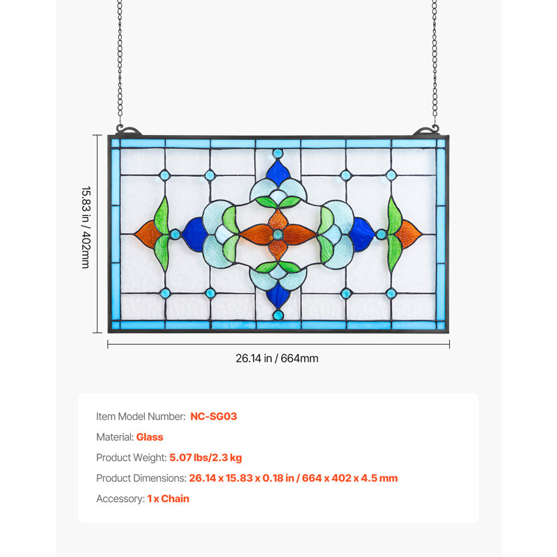 Plants & Flowers Window Panel