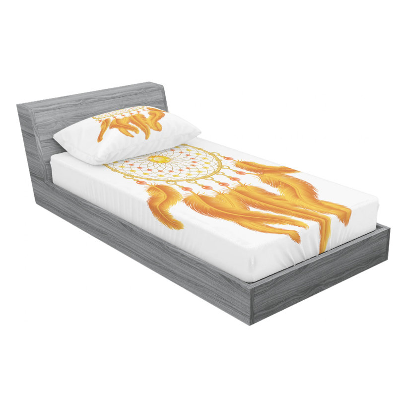 Microfiber Sheet Set, Twin Sheet Set with Fitted Sheet