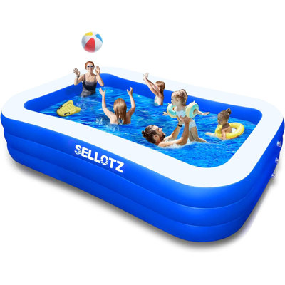 Textiles Hub 1.8 ft x 10 ft x 6 ft Kiddie Pool