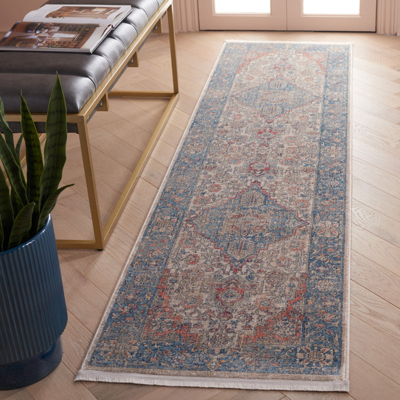 Rumsey Performance Oriental Rug, Runner 2'2" x 8'