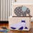 3 Sprouts Collapsible Toy Chest Storage Bin for Kids Playroom, Walrus