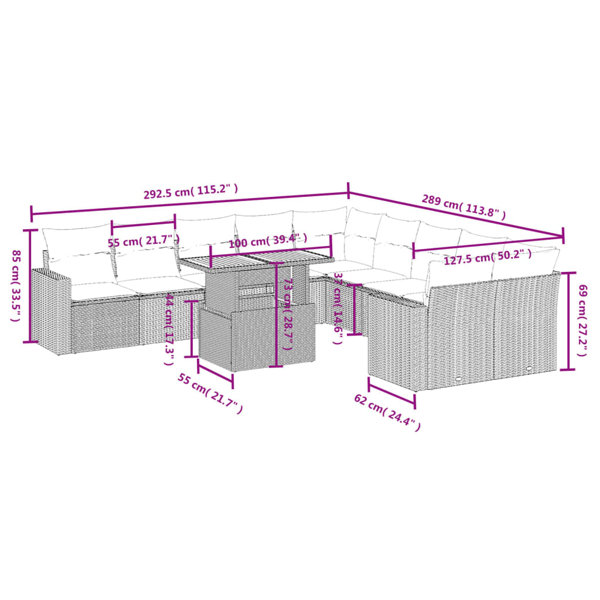Dimensions du produit