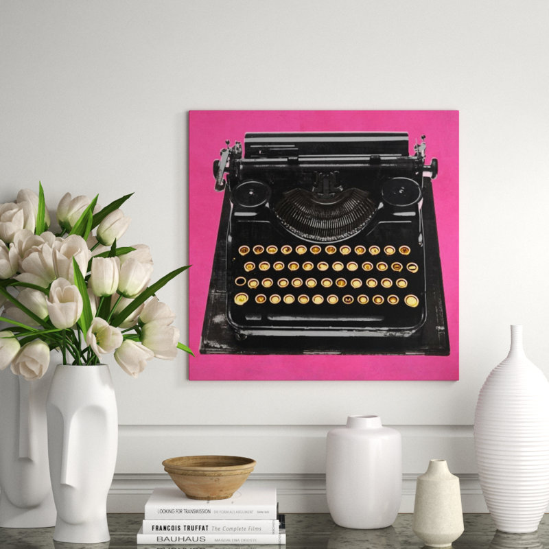 Guseul Park " Vintatge Typewritier III " by Guseul Park, Knife Gel, 24" H x 24" W x 1.5" D