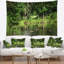Tapisserie de banc et arbres de paysage-28488992