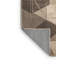 Tapis gris lavable à la machine à motif géométrique d'inspiration mondiale Arverne-1846368432