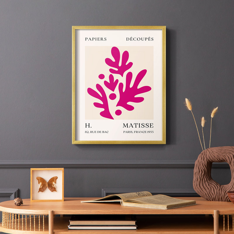 Matisse CLX III, reproduction encadrée - bois massif, H 10 po x l 8 po