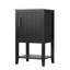 Meuble-lavabo de 20 po avec lavabo, armoire de salle de bain avec porte à fermeture douce, support de rangement et tablette ouverte