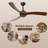 72-Inch wood Ceiling Fan Without light