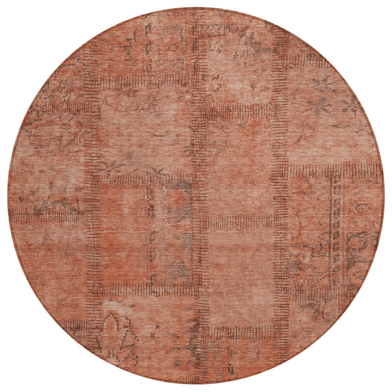 Tapis intérieur / extérieur Mekya, Rond 8 pi