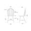 Chaise d'appoint en bois massif Bella Bella-137634208