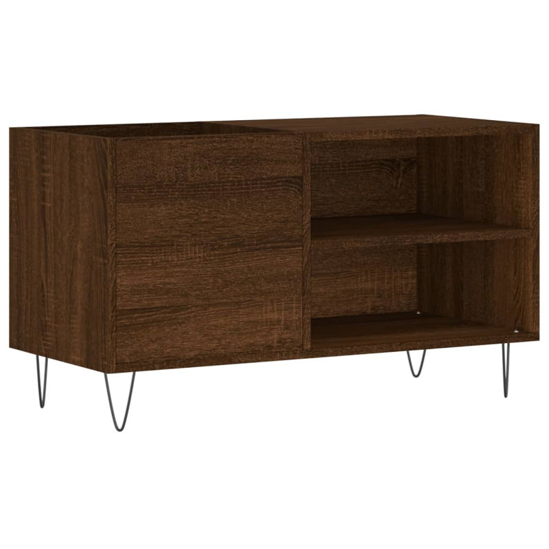 48cm H Media Cabinet, Brown Oak