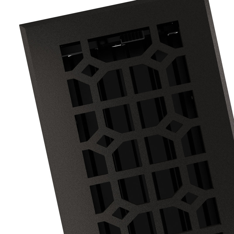 Metal Floor Register, 6" H x 8.75" W x 10" L