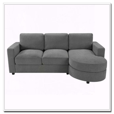 84.6" L-shaped Sofa Couch