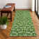 Premium Machine Washable Dockside AMF1814 HoHoHo Snowy Christmas Rug
