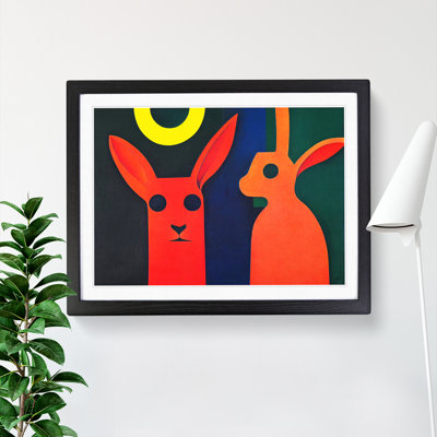Abstract Hares - Single Picture Frame Print