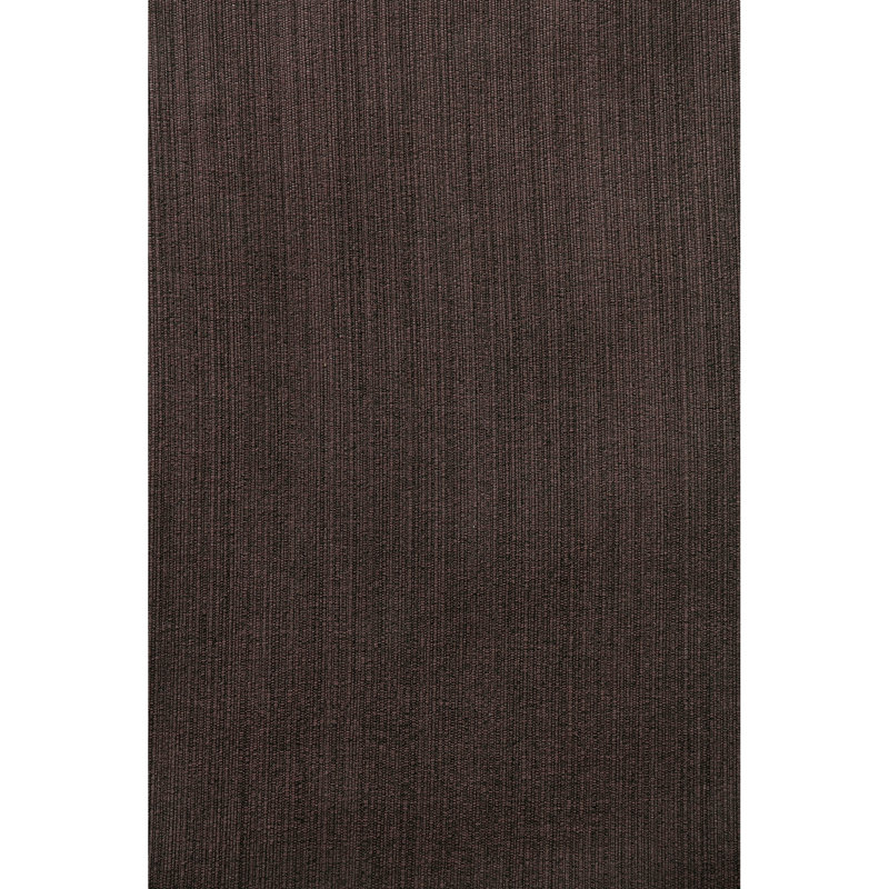 Black Coffee Modular - 3pc, Allure de chaise en tissu d'aspect lin, structure en bois 3pc café,