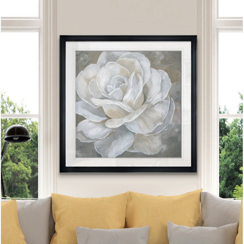 Arminas Bombshell Bloom II - reproduction d'art, H 28 po x l 28 po x P 1,5 po, Impression encadrée, Black