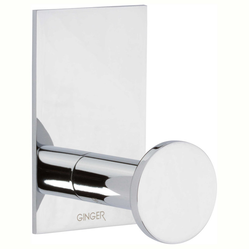 Surface Single Robe Hook, Polished Chrome