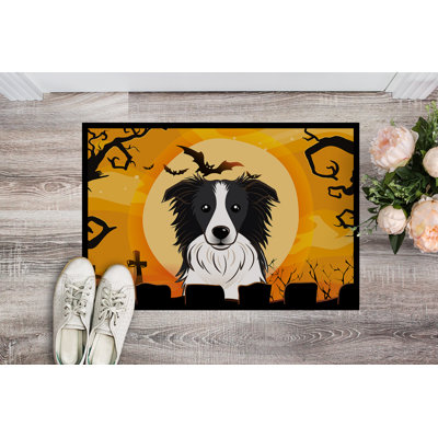 Adrihanna Non-Slip Halloween Outdoor Doormat