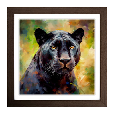 Panther Impressionism - Framed Print