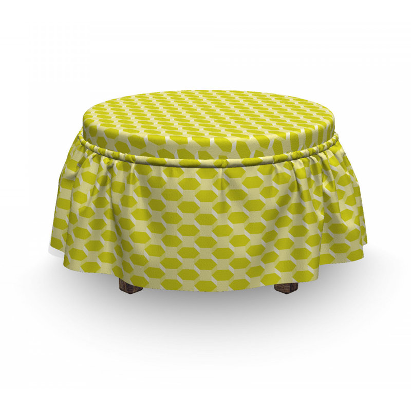 Box Cushion Ottoman Slipcover