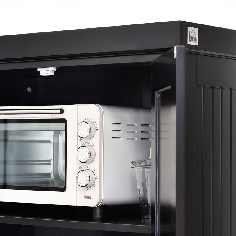 Garde-manger HOMcom 72 po, Noir
