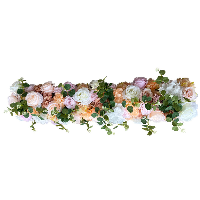 3.3ft Artificial Rose Garland Silk Flowers Vines Wedding Arch Party DIY Decor
