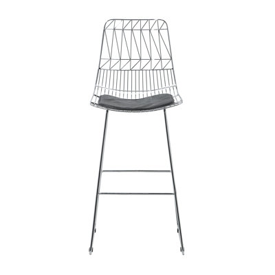 Crestline Upholstered Counter Stool with Metal Frame