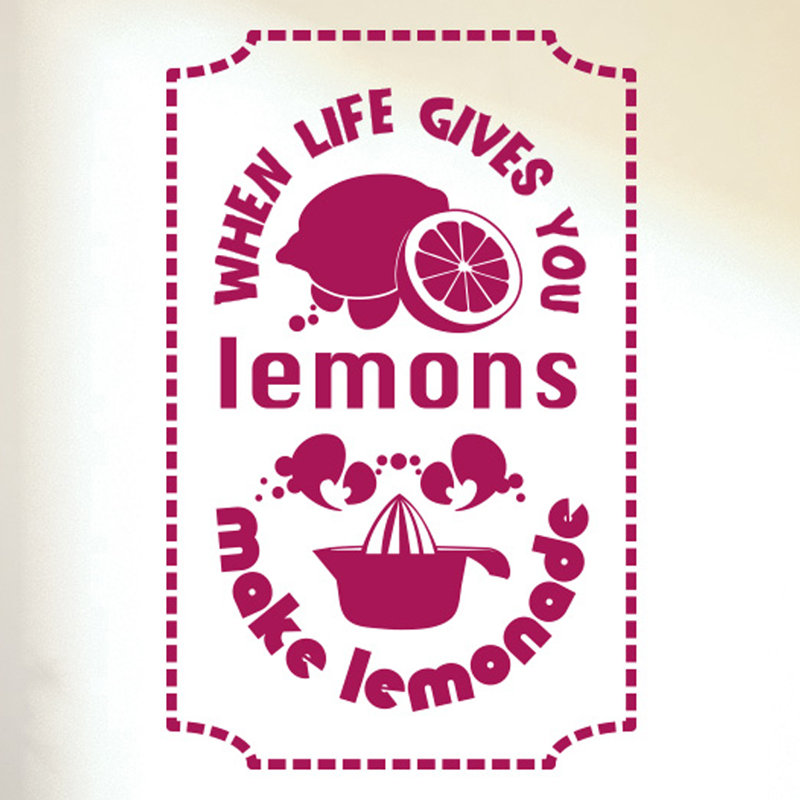 Food & Beverage Wall Decal, Violet, Medium
