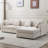 Wauseon 2 - Piece 108.7" Upholstered L Shape Sofa with Convertible Chaise-1110571785