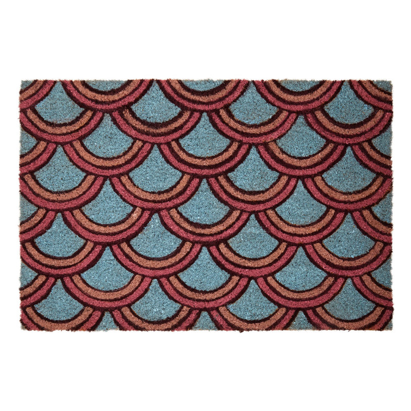 Hannah Non-Slip Geometric Indoor Doormat