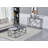 Azor Glass Top Frame End Table