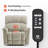 Large-Wide Power Recliner Lift Chair with Massage and Dual Heating, Infinite Position, Fabric-252409578