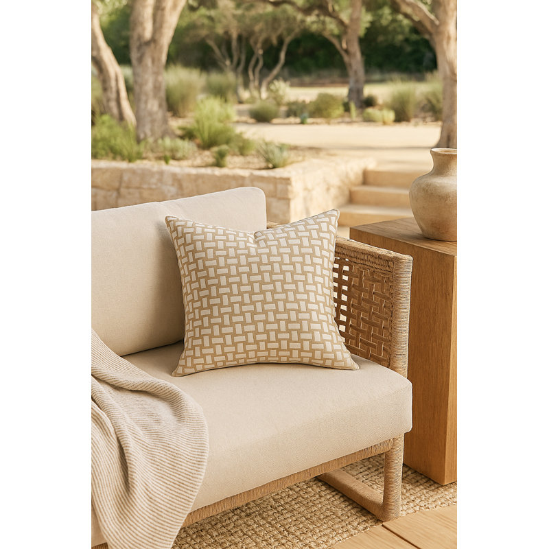 Outdoor Living Pillow Cover, Square 20", Polyester
