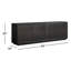 Warby 94'' W Solid Wood Sideboard-797057288