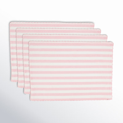 Oxford 100% Cotton Striped Rectangle Placemat