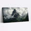 Paysage de montagne, impression sur toile tendue sur toile, ensemble de 1-1610594399