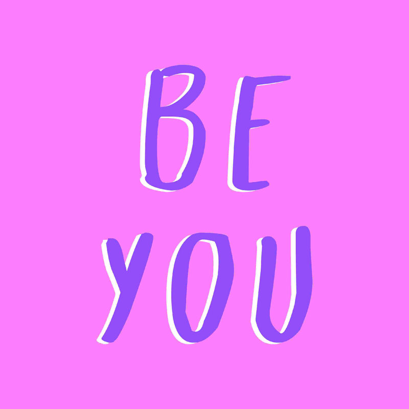 Be You - rose mauve, H 30 po x l 30 po