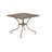 Chanea 35.5" Square Commercial Grade Steel Patio Table with 4 Round Back Chairs by Flash Furniture-484497070