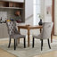 50cm H Tufted Velvet Upholstered Wing Back Side Chair-136080607