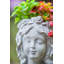 Pot de fleurs statue en ciment Feazell
