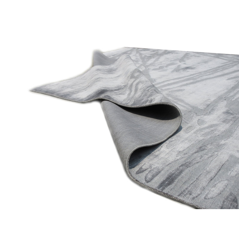 Tapis moderne en soie 9X12