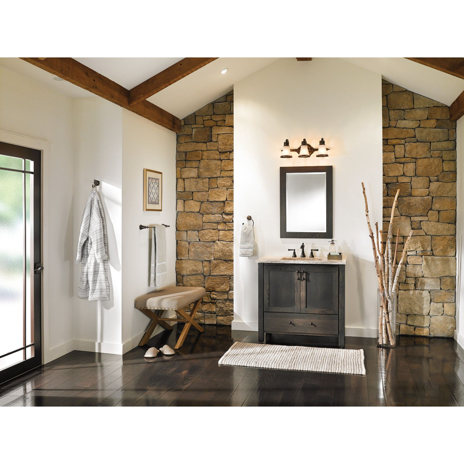 Wynford Wall Mounted Towel Ring, Oil rubbed bronze