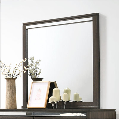 Miroir moderne biseauté pour commode