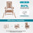 Outdoor Patio HDPE Rocking Adirondack Chair-930783643