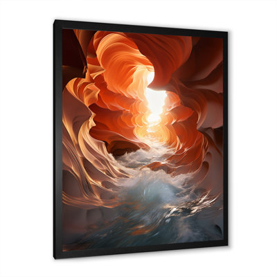 «Beach Photo Sunlit Waves I» sur toile