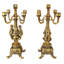 2 Piece Resin Tabletop Candelabra Set