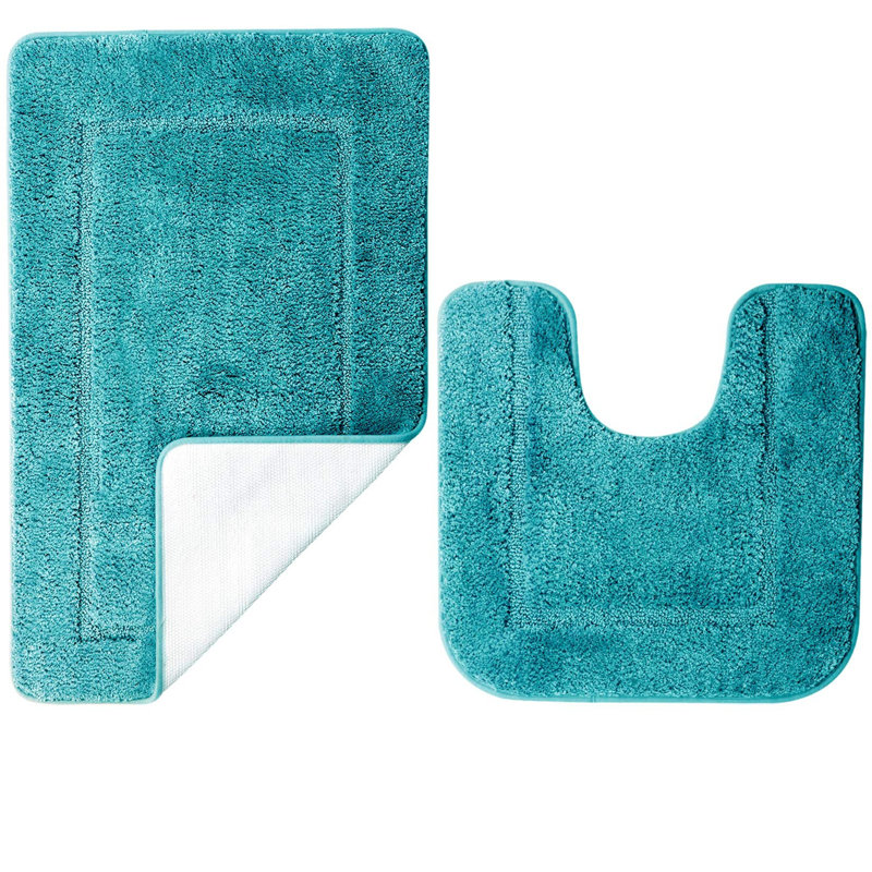 Rectangle Bath Mat, Blue