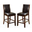 Chaise d'appoint Sofije, chaises de salle à manger en similicuir noires