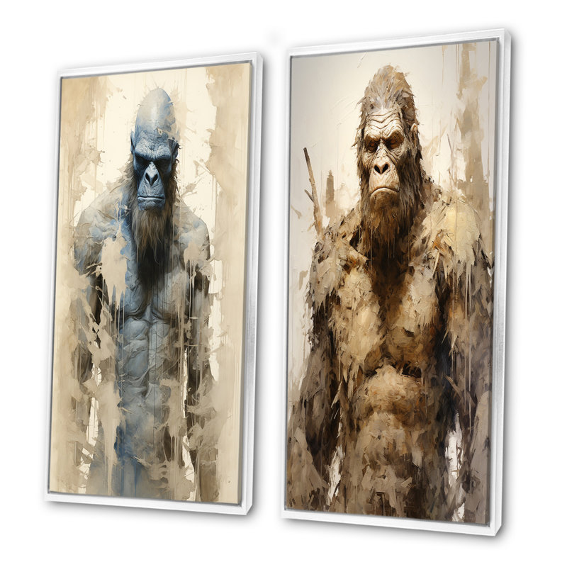 Ensemble de salon Angry Bigfoot - Bigfoot, Cadre blanc, H 28 po x l 25 po